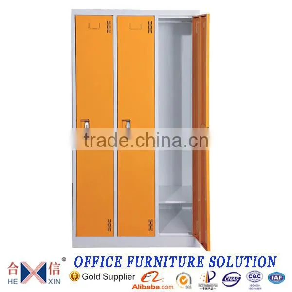 Thin edge(20mm) 2 swing door metal wardrobe closet