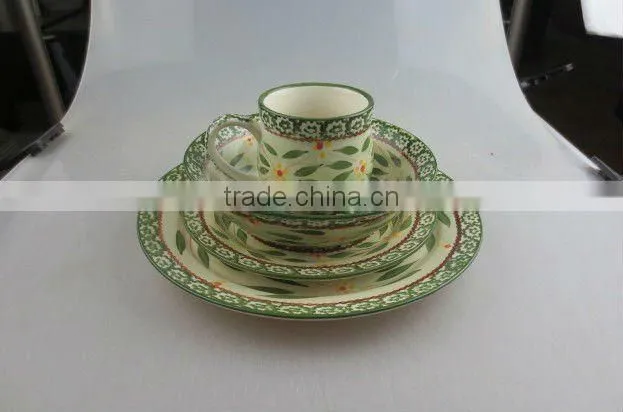 16 pcs dinner set with 5 designs