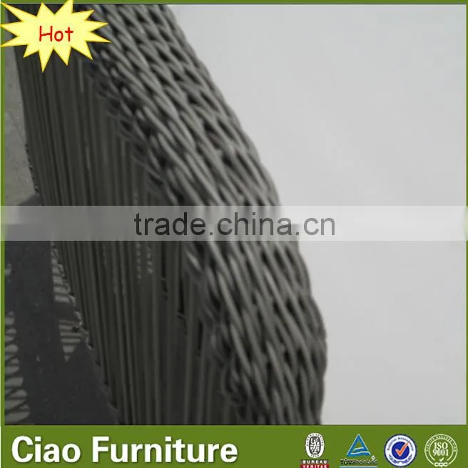 outdoor round rattan aluminum garden plastic chair furniture