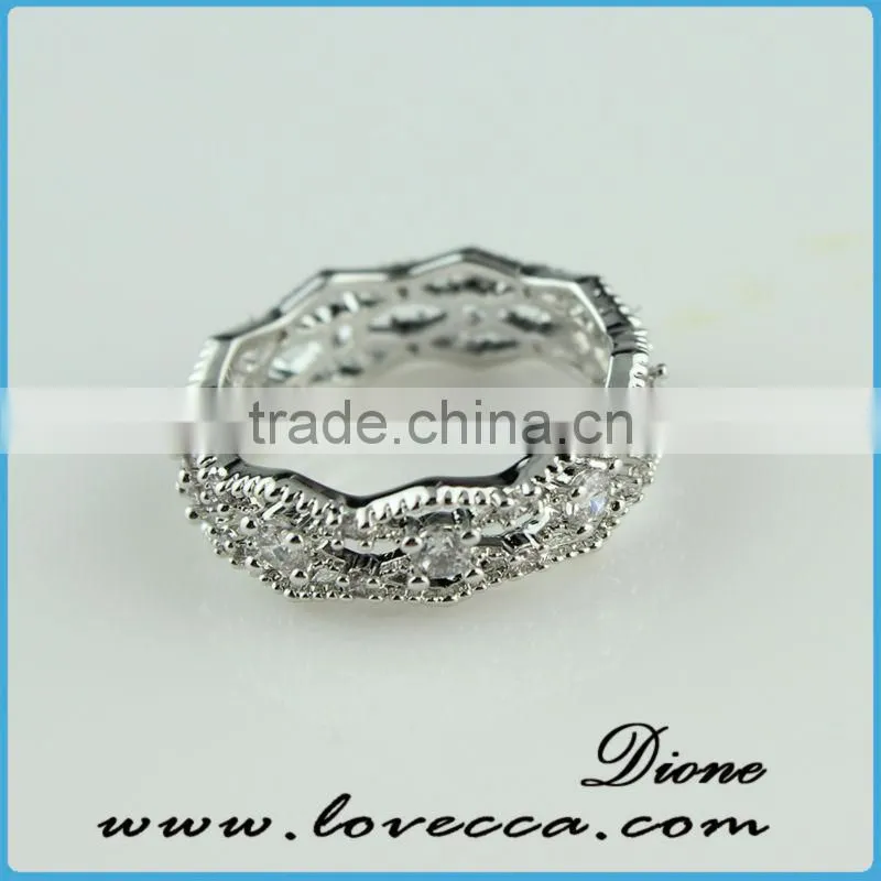hotsale micro pave rings silver, friendship rings--- best gifts for good friends