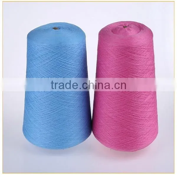 Colorful 28S/2 100% cotton combed breathable yarn wholesale