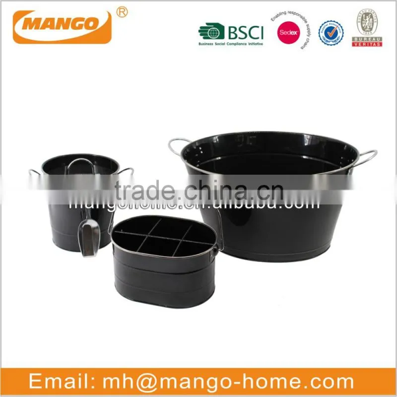 Wall Mounted Round Stainless Steel Toilet Brush