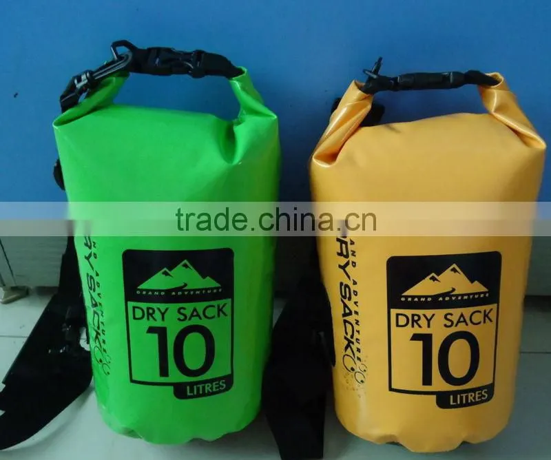 fashion high quality waterproof bag in colors and sizes 5L/10L/15L waterproof travel bags