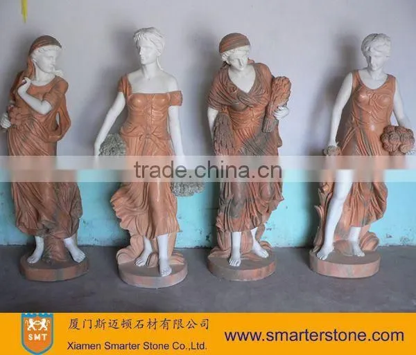 Chinese Buddha Story Statue <the Eight Immortals (in the legend)> Granite Statue Sculpture -- Iron Crutch Li