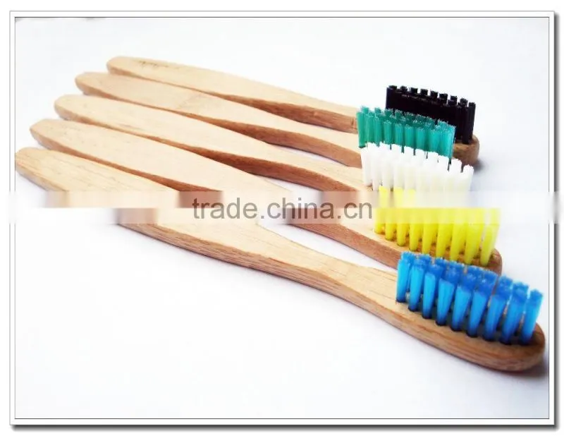 Travel portable personal oral hygiene bamboo toothbrush