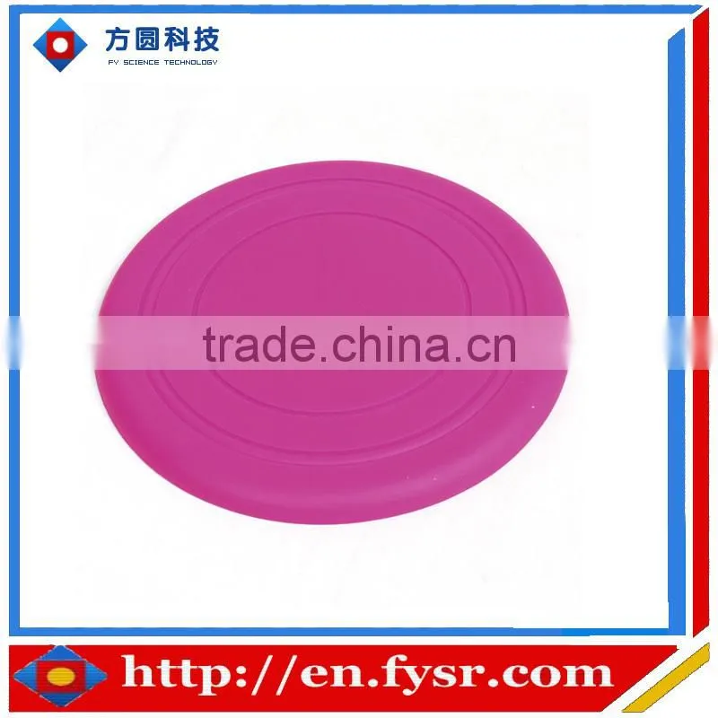 2015 promotional silicone foldable frisbee fan