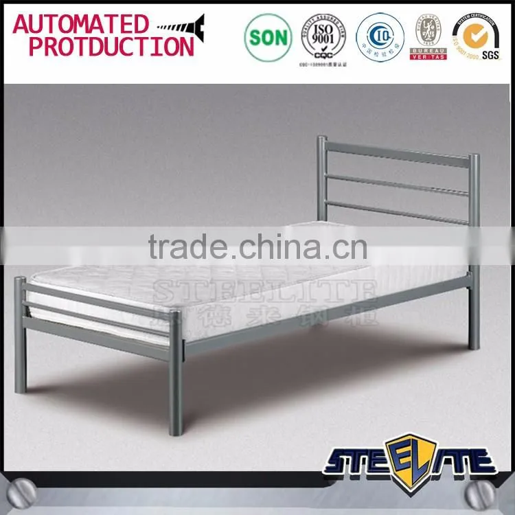 Double decker metal bed steel single bed designs