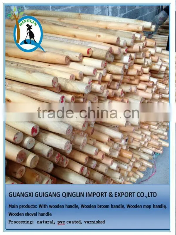 PVC Coated Broomstick Wooden Broom Handle