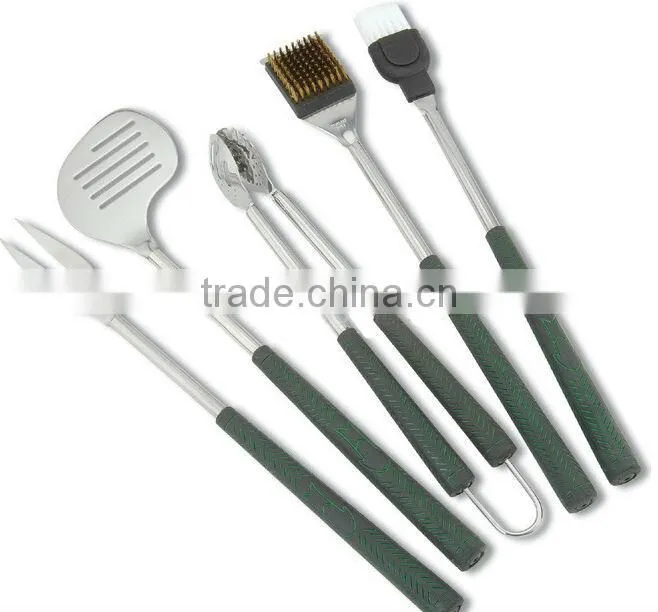 BBQ grill brush ,Plastic handle/steel wire clean brush