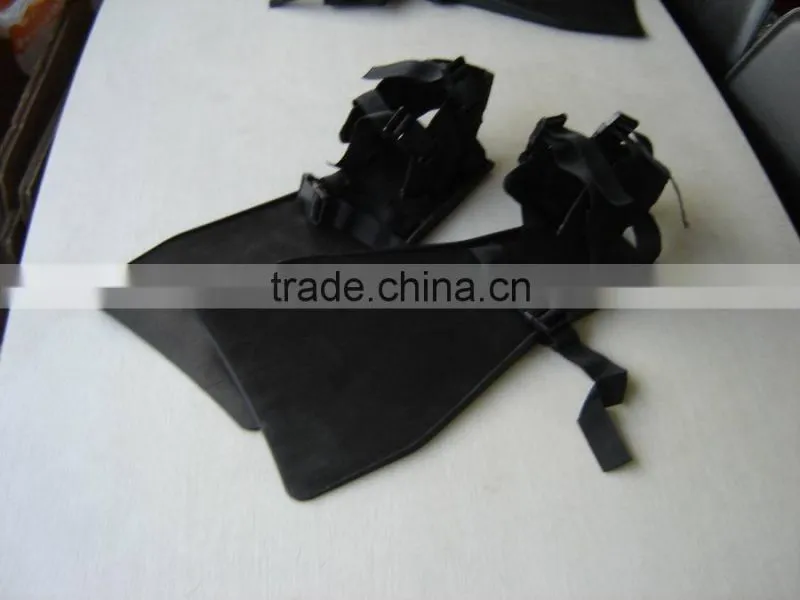 Belly boat fins