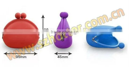 silicone rubber decorations for women cosmetic bag