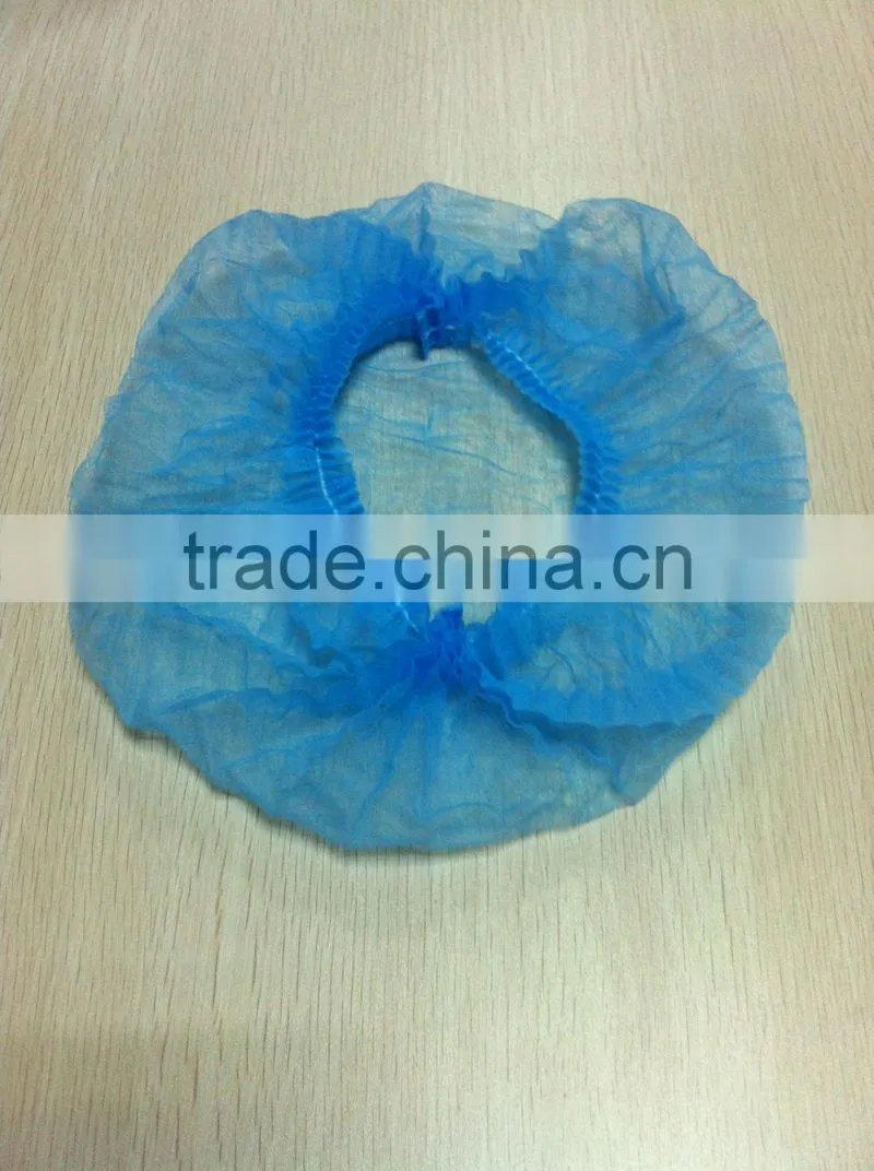 disposable non woven mob clip cap,non woven mob caps with elastic,disposable non wovwen caps for medical or food industry