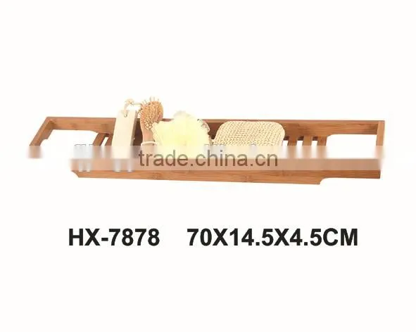 Bamboo bathroom towel rack