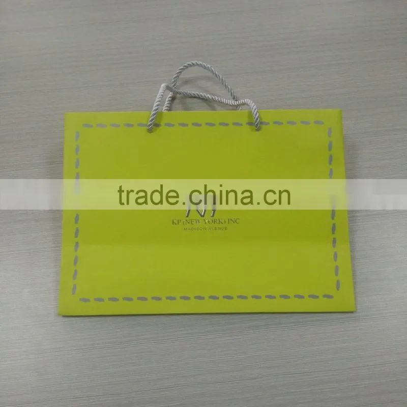 Shenzhen Factory Custom Printed Paper Gift Bag with drawstring For Wholesale