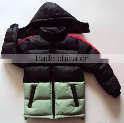 Stock winter Boys' padding jacket