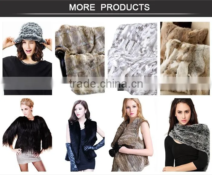 CX-G-A-121E Genuine Fox Fur Fashion Women Winter Jacket