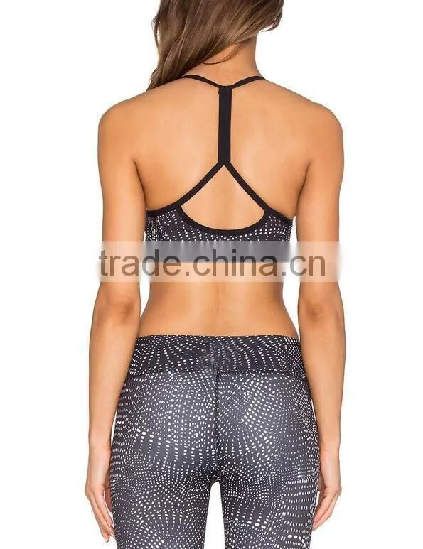 OEM service wholesale yoga jumpsuit activewear hot yoga pants/bra