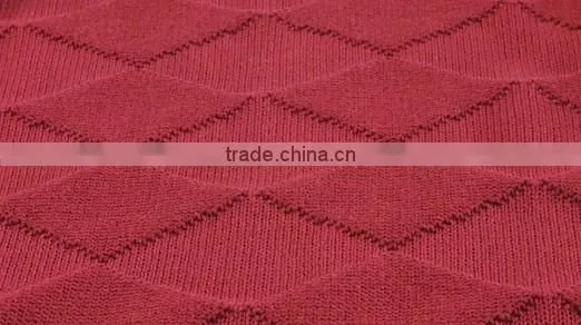 The dark red long sleeve knitting pullover casual men knitted sweater