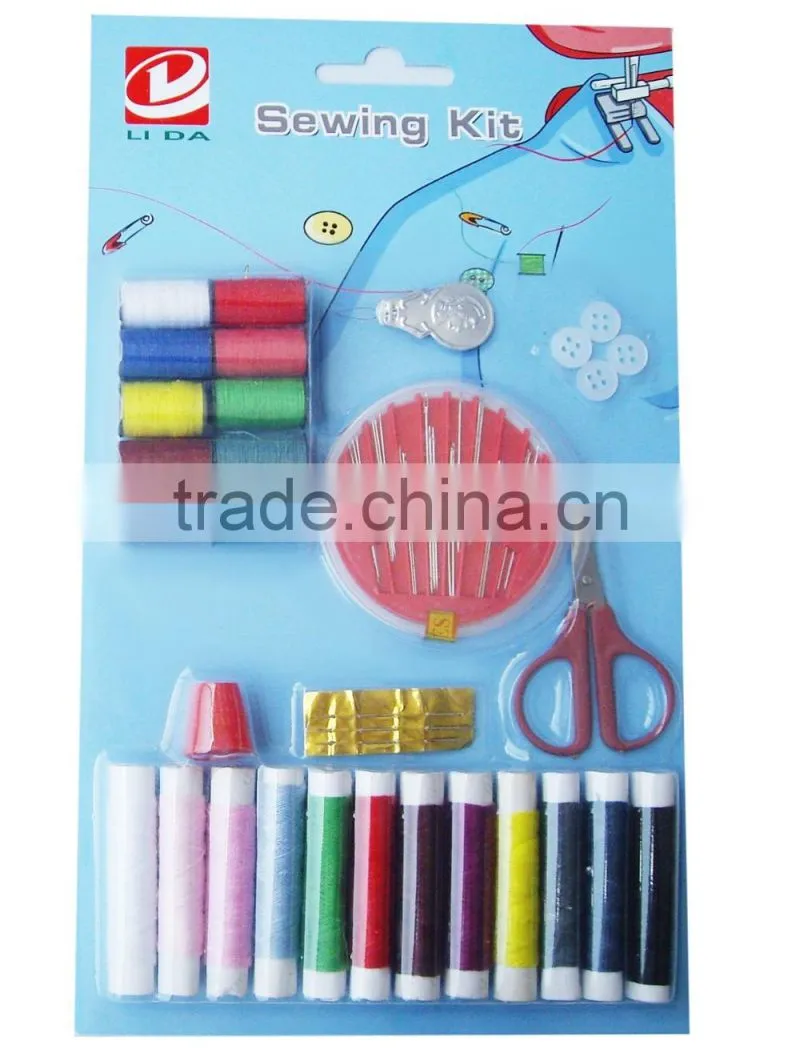 assorted hand needles in compact