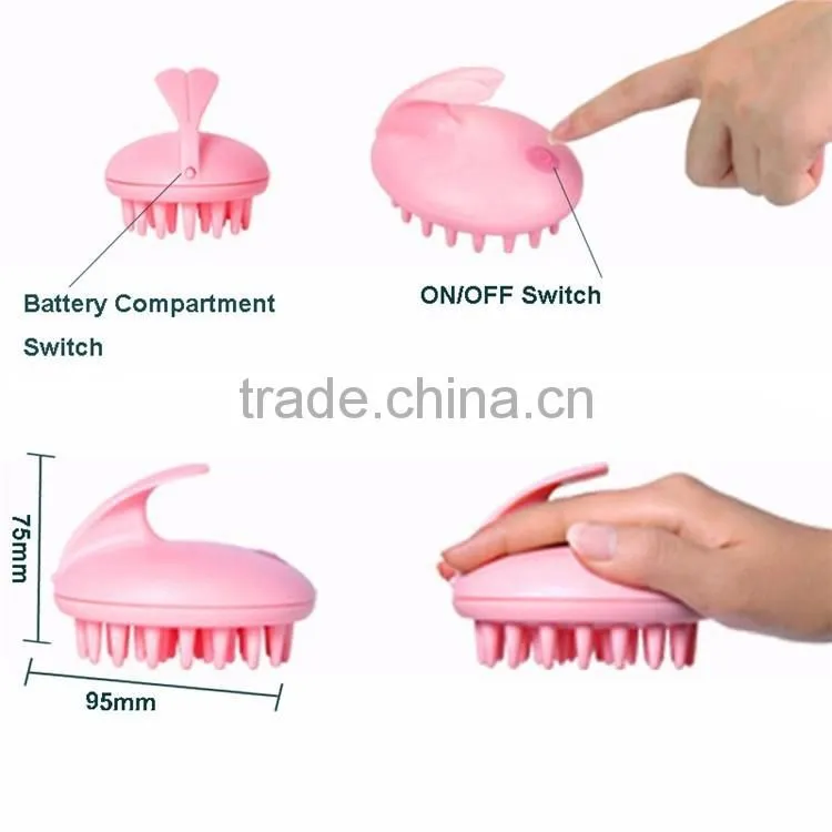 Cute Rabbit Shampoo Head Massager Electric Scalp Massager