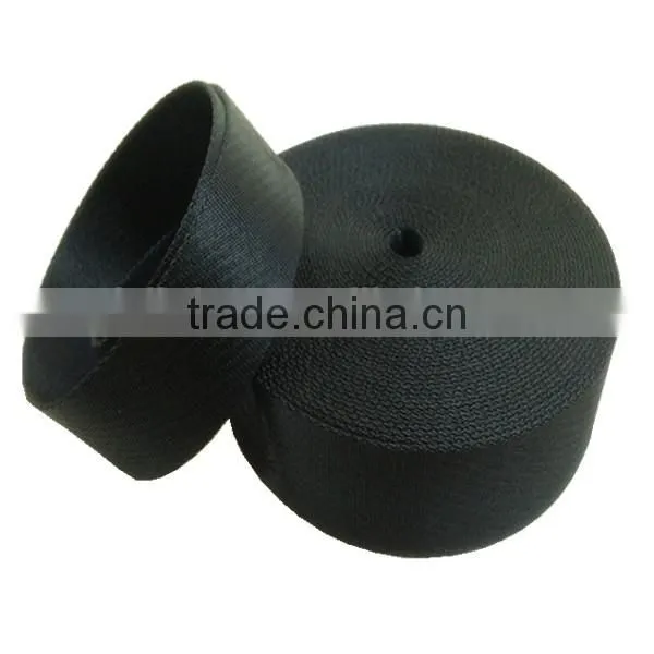 Military Black Polyester Webbing