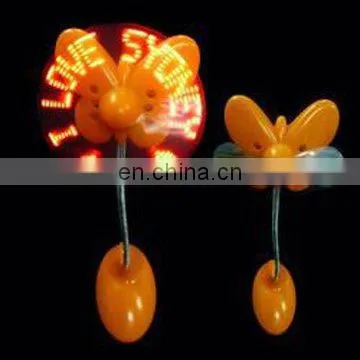 LED lighting USB mini fan