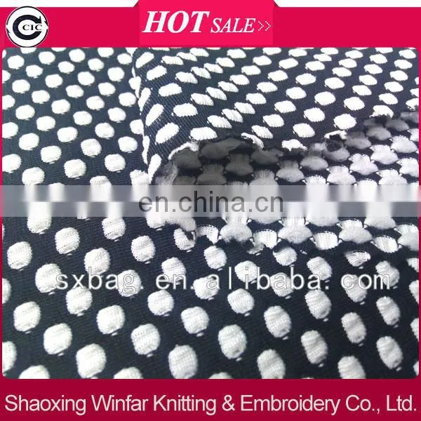 shaoxing DTY jacquard knitting textile shaoxing dot jacquard fabrics