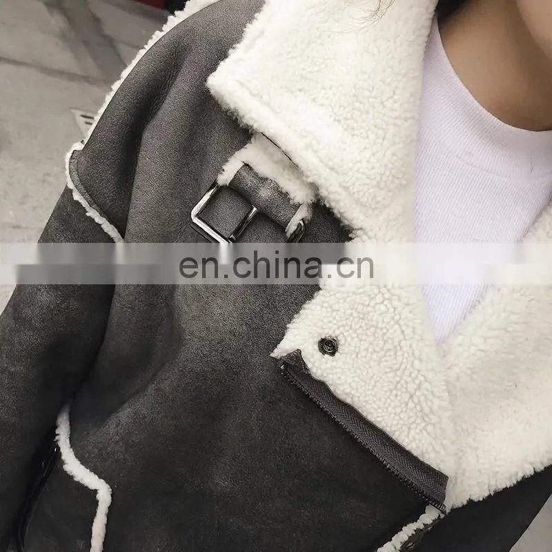 Luxury Real Sheep Skin Winter Fashionable Jacket For Women