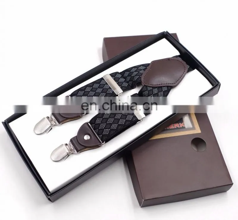 Wholesale printing suspenders mens suspenders