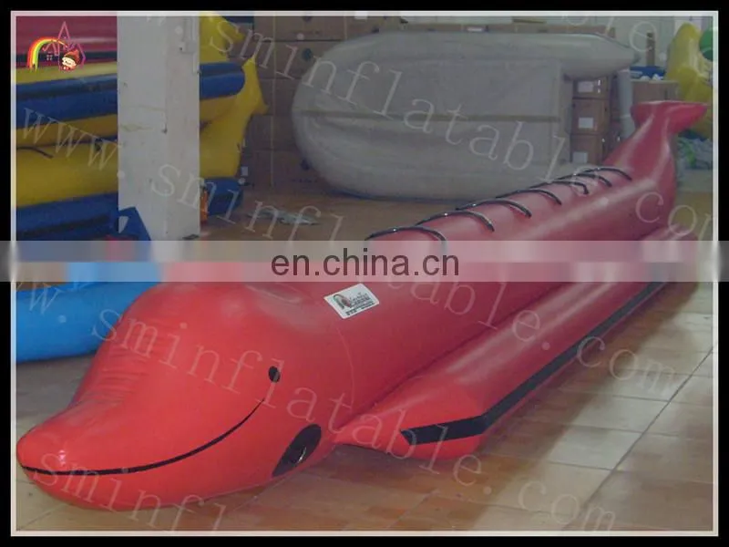New design inflatable floating boat for water games,summer popular inflatable boat for sale