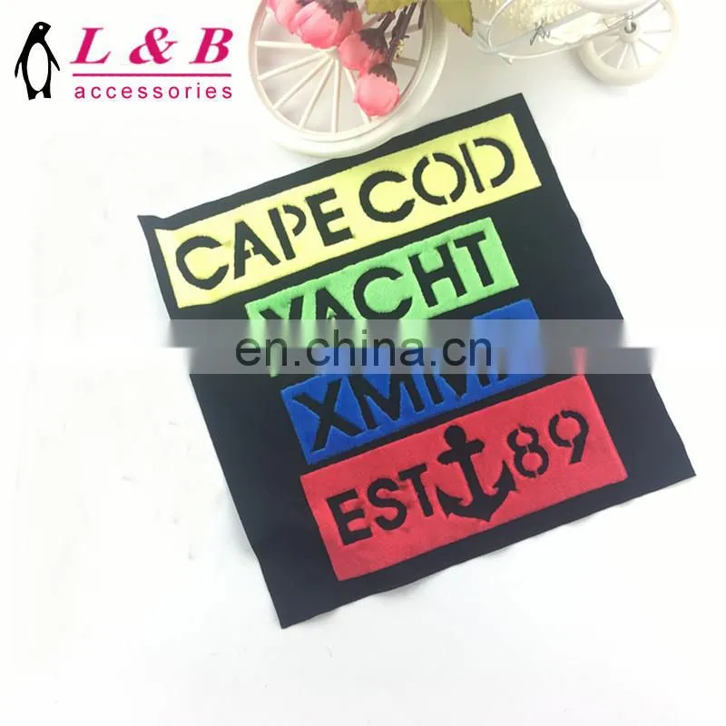 2017 wholesale new design 3D digital printing patch