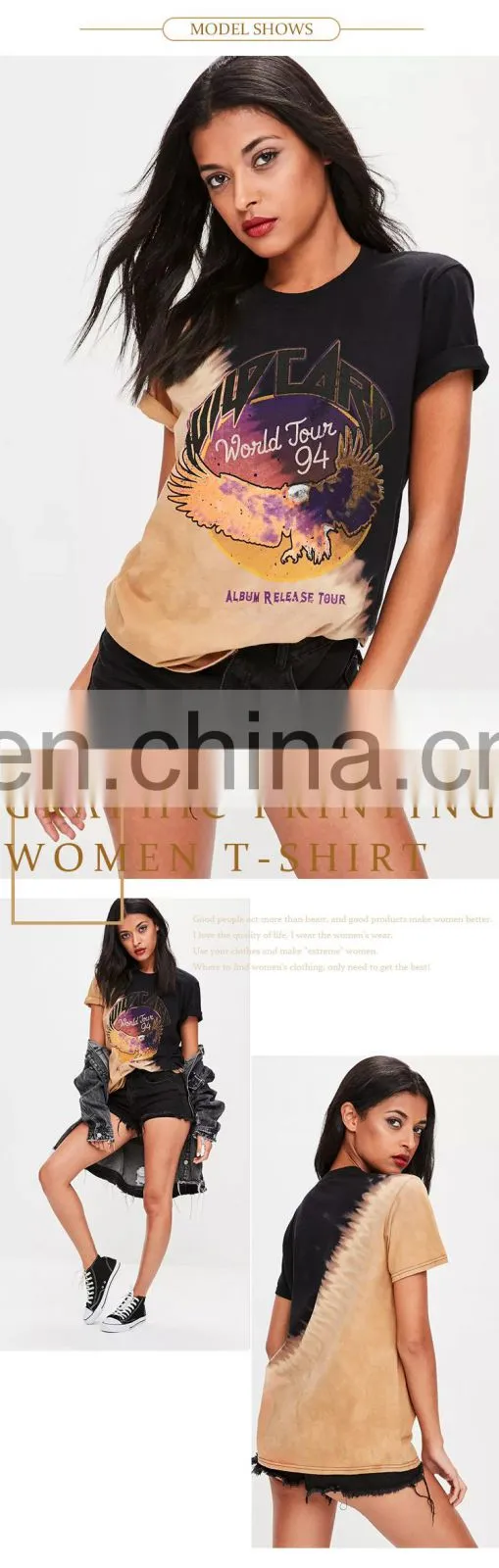 2017 High Quality Summer New Fashion Women T Shirt Ladies Printed Tee Shirt