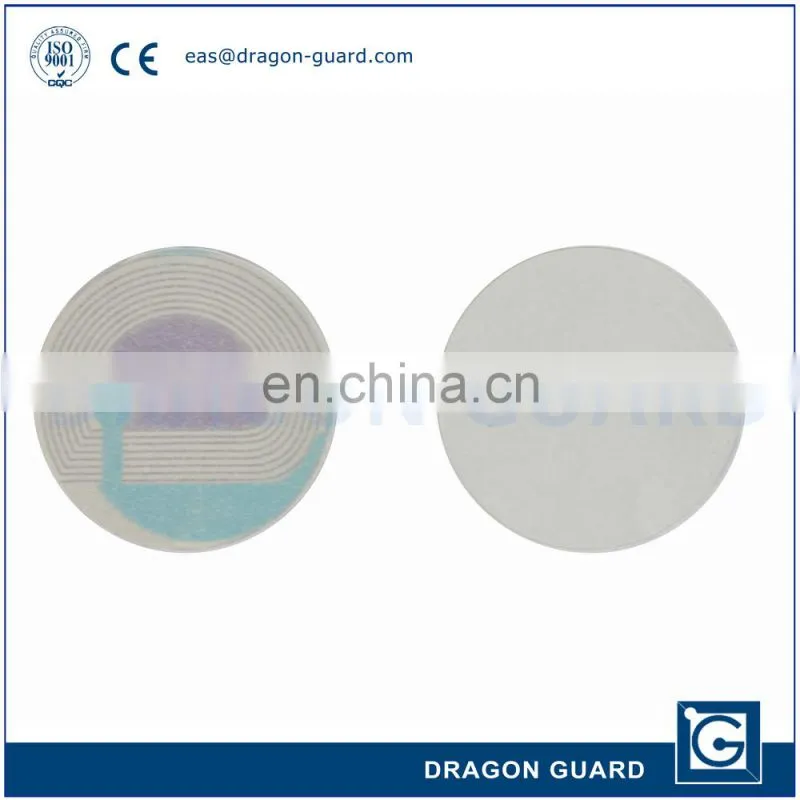 RF 8.2mhz security soft tags 4x4 clothing tag EAS RF LABEL with high quality