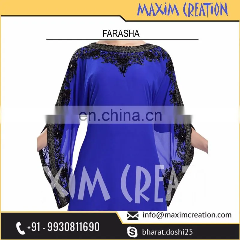 Robe Dubai Arabian Farasha Caftan For Regular Use By Maxim Creation