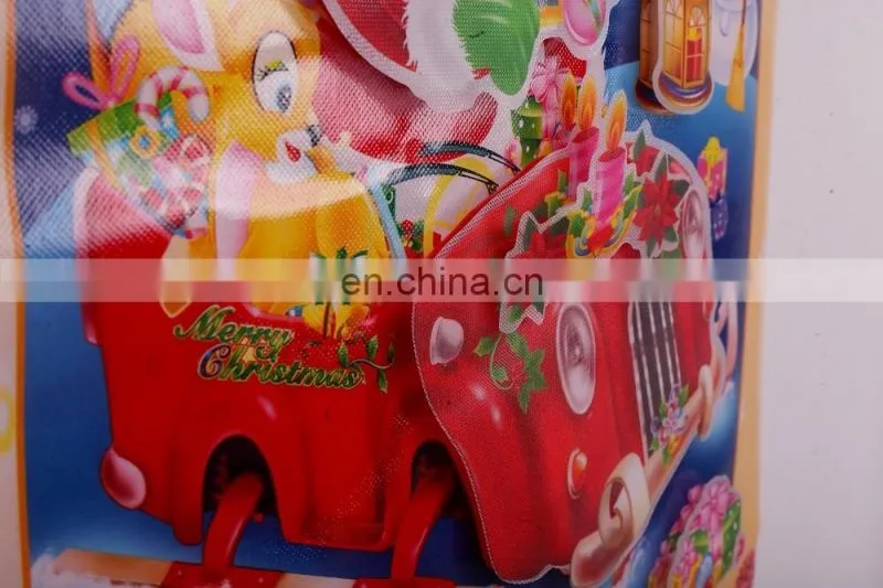Promotional customized christmas hanging picture for gift