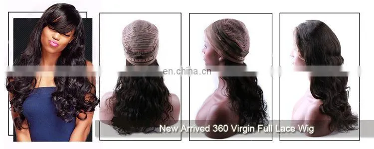 Malaysian sex girl body wave lace wig with 100% humen baby hair