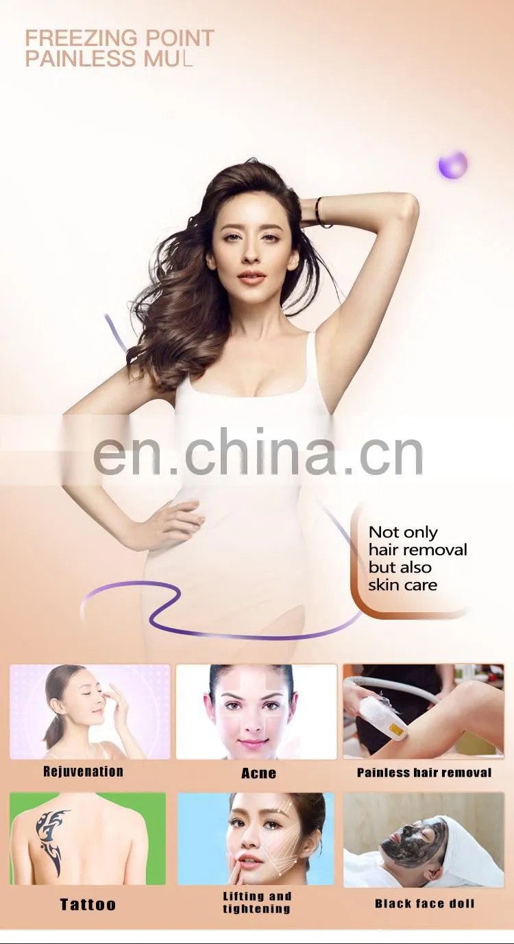 Newest Portable Acne Treatment Machine Laser Hair Removal Machine Skin Lifting Equipment Facial Hair Removal