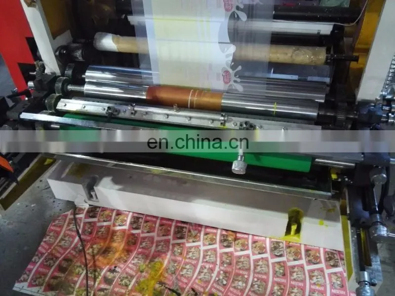 Reel to Reel Plastic Film , Paper High Speed 6 Colors Flexo Printing Machine With Anilox Roller,Doctor Blade