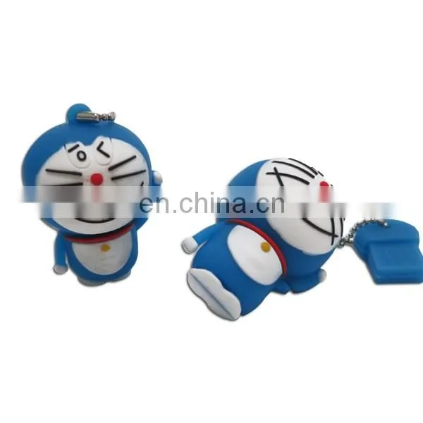 PVC cartoon anime OTG usb flash drive / cartoon mobile phone usb memory stick