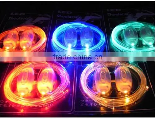 New LED Shoelaces Shoe Laces Shoestring Flash Light Up Glow Luminous Waterproof