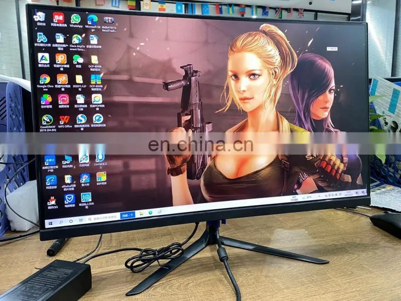 Free G sync curved display 24 inch 75hz 165hz gaming curved monitor
