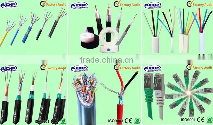 Top quality FTTH fiber cable with Steel or FRP strength member
