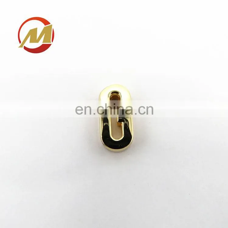 Fast Delivery Good Price DIY Handmade 26 Gold Plated Plain Slide 20mm Metal Letters