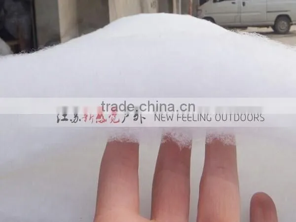 Danyang Polyester Silk like Cotton Fiber for Sleeping Bag