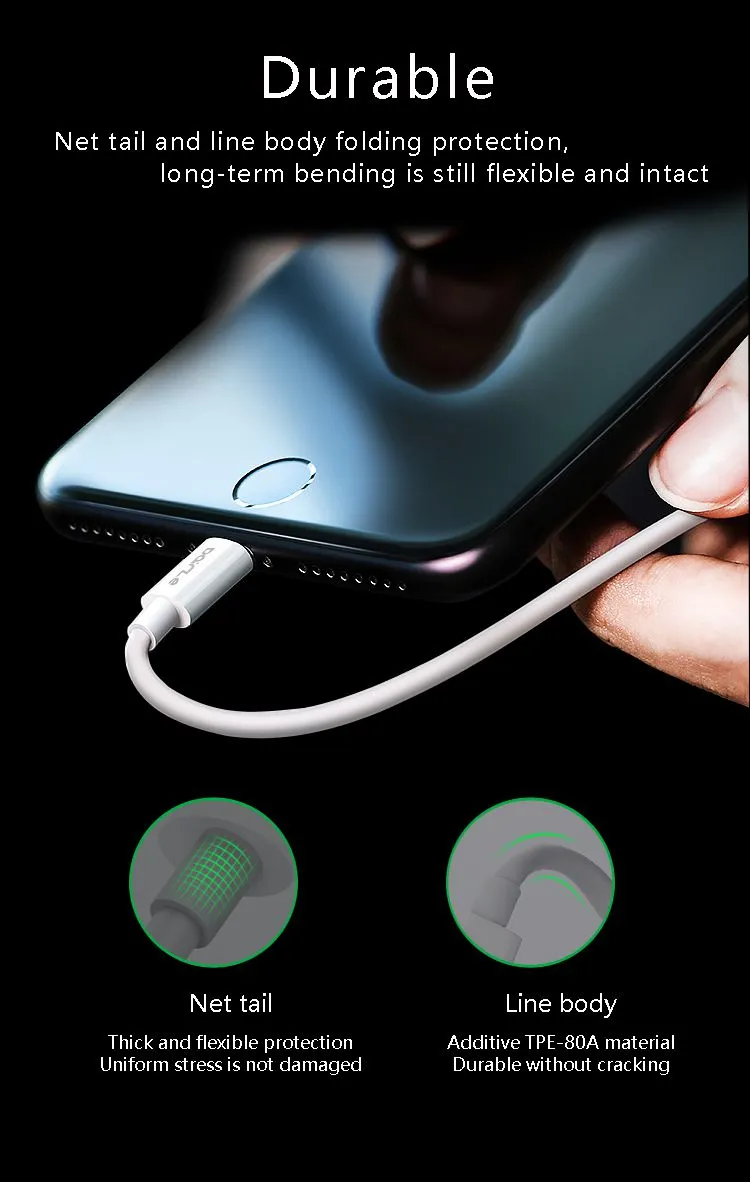 MFI Fast Charging USB Type C Data Line Charger Cable For Iphone