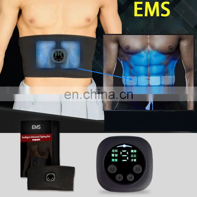 EMS Abs Trainer Belt Abdominal Muscle Stimulator Toner Fitness