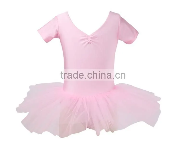 Beijing Plant Wholesale Short Sleeves 3 Layers Ballet Performance Tutus Kids