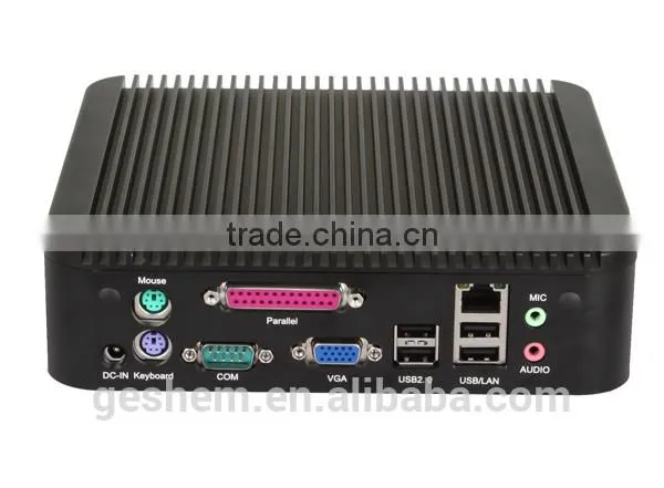 Fanless embedded industrial mini computer with 1RS232 and 6USB