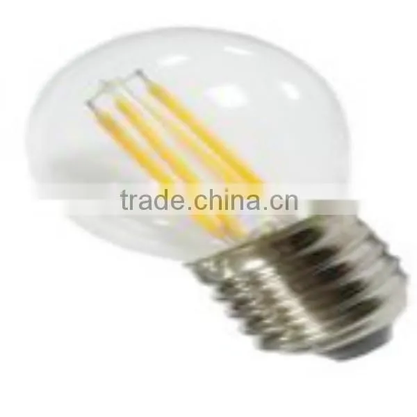new product 2015 2.5W Globe 45mm E27 plastic housing rotating led bulb