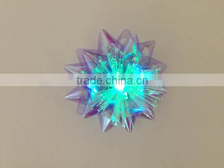 3.75" DIA LED Star Ribbon Bow for Perfume Bottle Decoration